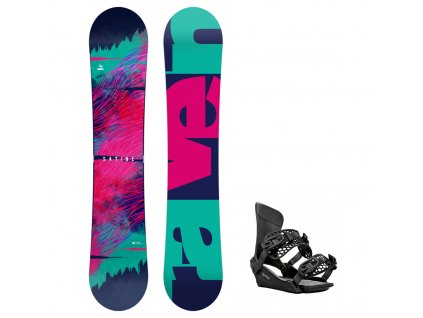 snowboard vazani raven king black