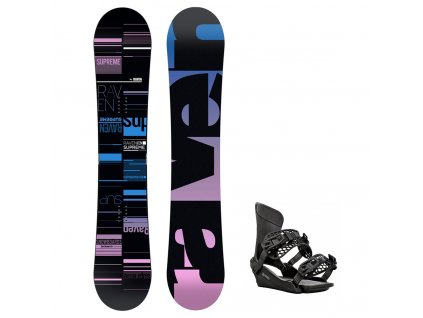 snowboard vazani raven king black