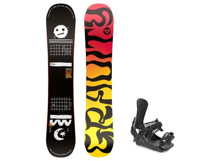 snowboard gravity empatic 23 24 vazani raven king black