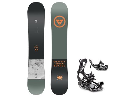 snowboard vazani raven fastec ft360 black