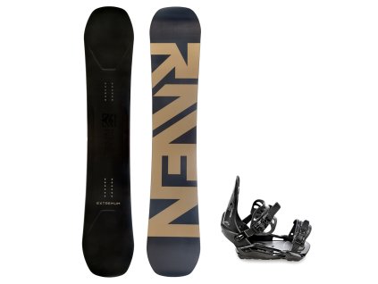 snowboard vazani raven s230 black