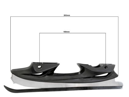 Dámský lední nůž pro brusle Drill, Helixi