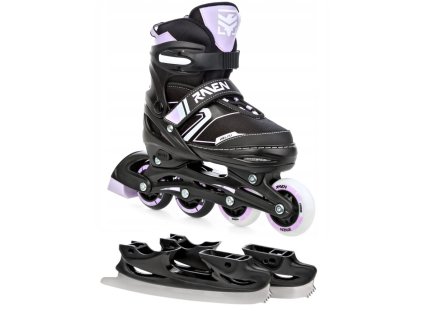 koleckove inline brusle 2v1 raven helixi violet