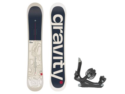snowboard gravity cosa vazani drift black