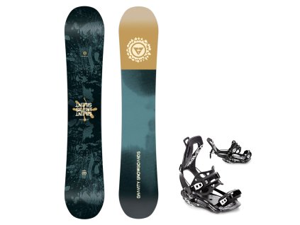 snowboard gravity silent vazani raven fastec ft360 black