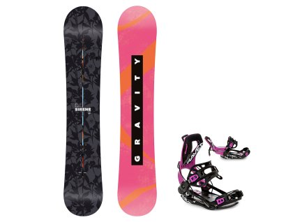 snowboard gravity sirene vazani fastec ft360 black fuchsia kopie
