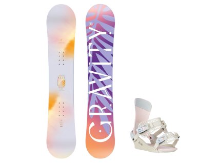 snowboard gravity mist vazani fenix grey pink