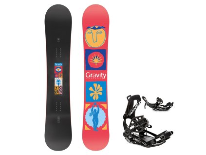 snowboard gravity electra vazani raven fastec ftm450