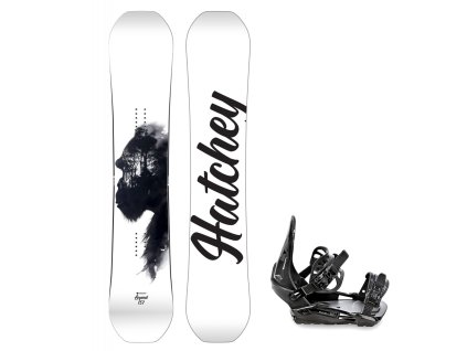 snowboard komplet hatchey legend vazani s230