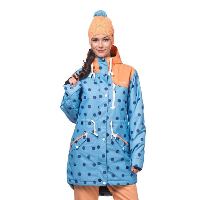 Bunda Horsefeathers Sondra sky dots Velikost: S, Určení: Dámské