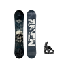 snowboard set raven skull vazani flow nexus black