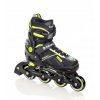 koleckove brusle 2v1 pulse black lemon nastavitelne hlinik abec7 2
