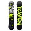 Dětský snowboard komplet Raven Core + vázání Fastec lemon