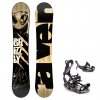 snowboard vazani raven fastec ft360 black