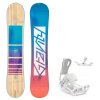 snowboard komplet gravity trinity fastec white