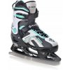 koleckove brusle 2v1 pulse black mint nastavitelne hlinik abec7 6
