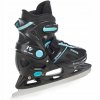 koleckove brusle 2v1 pulse black cyan nastavitelne hlinik abec7 5