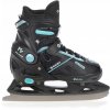 koleckove brusle 2v1 pulse black cyan nastavitelne hlinik abec7 4