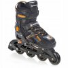 koleckove brusle 2v1 pulse black orange nastavitelne hlinik abec7 4