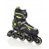 koleckove brusle 2v1 pulse black lemon nastavitelne hlinik abec7 2
