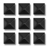 grip gravity pyramid studs black 8