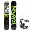 snowboard vazani raven fastec ft360 black