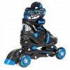 koleckove brusle 4v1 2v1 velikostne regulovatelne croxer nollan svitici kolo led 11