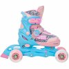 detske koleckove inline brusle 2v1 4v1 regulovatelne svitici kola raven etta 15