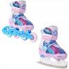 detske divci brusle 4v1 raven senia rostouci 23