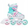 detske koleckove brusle 2v1 velikostne regulovatelne svitici kola raven lia mint plus 1