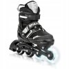 inline brusle nastavitelne RAVEN Helixi Black Grey 30 33 svitici Kola