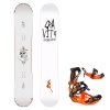 snowboard gravity contra vazani raven fastec ft360 orange