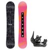 snowboard gravity sirene vazani raven s230 black