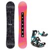 snowboard gravity sirene vazani fastec ft360 black mint