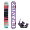 snowboard gravity trinity vazani raven s230 black violet