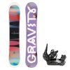 snowboard gravity trinity vazani raven s230 black