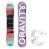 snowboard gravity trinity vazani raven fastec ft360 white