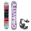 snowboard gravity trinity vazani raven fastec ft360 black
