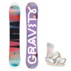 snowboard gravity trinity vazani fenix grey pink