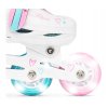 detske koleckove inline brusle 2v1 RAVEN Loret glitter white mint pink 5