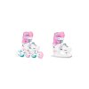 detske koleckove inline brusle 2v1 RAVEN Loret glitter white mint pink 2
