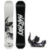 snowboard komplet hatchey silence white vazani mp180