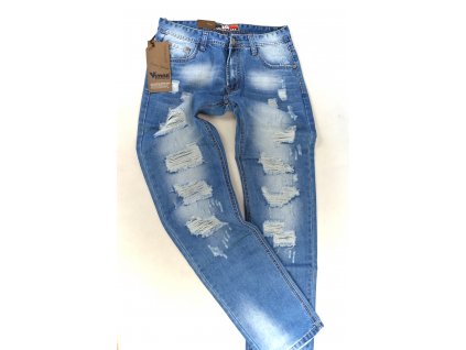 JEANS SVĚT.MODRÉ, DRBANÉ