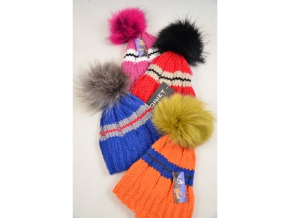 Čepice s pravou kožešinou MÝVAL BONNET | SNOW EAGLE