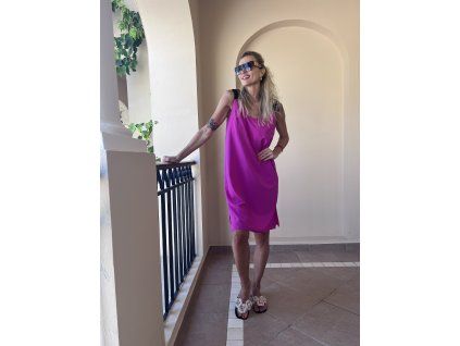 Košilka/šaty Silky Fuchsia