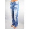 Jeans svět.modré, drbané