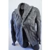 Luxusní pletený svetřík s kapucí