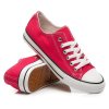 OLDSCHOOL TENISKY ČÍNY červené (Barva Červená, Velikost 37)