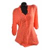 Luxusní Top, košile- halenka, více barev (Barva Oranžová, Velikost UNI)