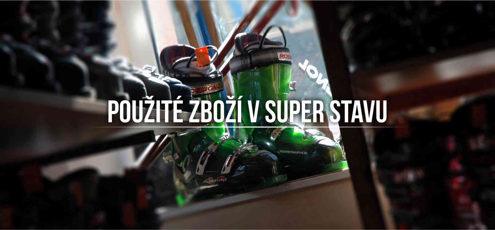 Použité lyžařské vybavení ve skvělém stavu